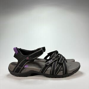 Teva Tirra Black Gray Sandals Outdoor Hiking Sport Shoes 4266 Women’s Size 9